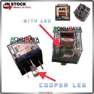 [87A] Universal Automotive Car Relay 12V 100A 5 Pin LED - Head Fog Lamp Light Fans Fuel Pump Horn Starter