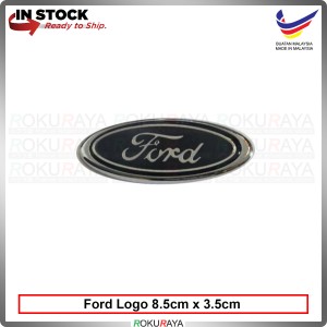[8.5cm x 3.5cm] Ford Laser Lynx Ranger Escort Bumper Front Rear Emblem Logo Chrome Badge Car Accessories Parts