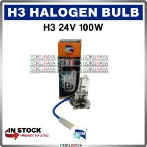 Hansa Premium H3 24v 70w PX22d Halogen Bulb Light Lamp Lampu Mentol -1Pc