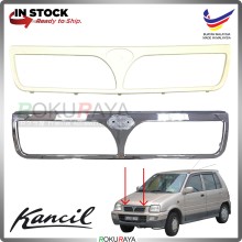 [UNPAINTED RAW MATERIAL] Perodua Kancil 1999 Chrome Front Bumper Top Grill Grille Sarong Chrome Garnish Moulding Molding