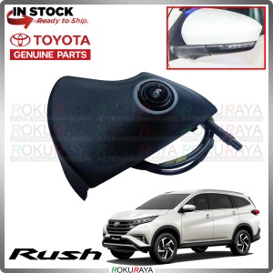 [LEFT PASSENGER] 1PCS Toyota Rush 2018 Facelift Original Genuine SIDE MIRROR PIGTAIL PVM Camera Socket Plug and Play