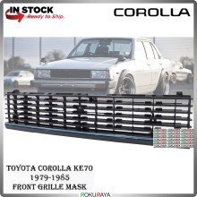Toyota Corolla KE70 KE72 TE72 AE70 E70 GL Front Bumper Top Grill Grille Sarong Chrome Garnish Moulding Molding