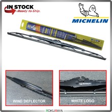 MICHELIN Vintage Retro Car Spoiler Wiper with Deflector White Logo Perodua Proton Toyota Myvi Axia Bezza Wira Saga BLM