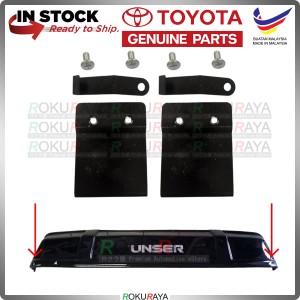 100% Original Toyota Malaysia Door Visor Clip Bonnet Rear Fastener Steel Bracket Rubber Cover (For 1Hole)