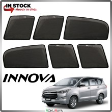 [6PCS] Toyota Innova 2G 2015-2022 OEM Custom Fit Magnetic Sun Shade Sunshade