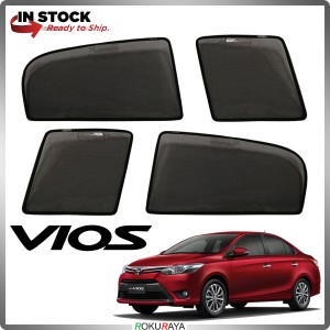 Toyota Vios NCP150 XP150 3G 2013-2018 OEM Custom Fit Magnetic Sun Shade Sunshade