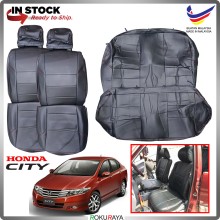 [ARM REST] Toyota City TMO 2008-2013 RED LINE Stitching Original Fitting Thick Leather Cowhide PU Car Cushion Seat Cover