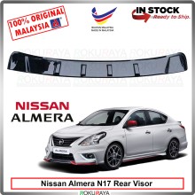 [10cm] Nissan Almera Old N17 AG Rear Wing Spoiler Visor Windscreen Sun Shade Gutter Awning Car Deflector