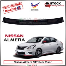 [10cm] Nissan Almera Old N17 AG Rear Wing Spoiler Visor Windscreen Sun Shade Gutter Awning Car Deflector