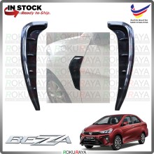 [BLACK] Perodua Bezza ABS Plastic Fender Fin Side Diffuser Garnish Moulding Cover Trim Car Acc