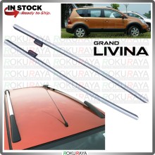 [CENTER ONLY] Nissan Livina X-Gear Original ALUMINIUM Roof Rail Rack Carrier Top Bar Holder Lining 4x4 Car Accessories
