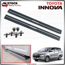 Toyota Innova 2G 2016-2021 Custom Fit Original Door Side Foot Step Running Board Aluminium Skirt Bar Bracket