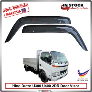 Hino Dutro U300 U400 AG Door Visor Air Press Wind Deflector (Big 12cm Width)
