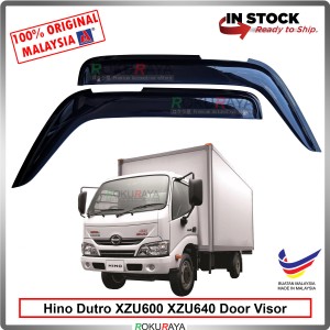 Hino Dutro 300Series XZU 600 640 AG Door Visor Air Press Wind Deflector (Big 12cm Width)