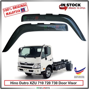 Hino Dutro 300Series XZU 710 720 730 AG Door Visor Air Press Wind Deflector (Big 12cm Width)