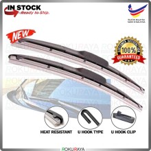 JDM JAPAN Silicone Wiper Car 1Pcs - Proton Perodua Toyota Honda Mitsubishi Mazda Nissan Myvi Bezza Axia Saga Alza