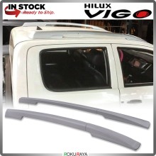 Toyota Hilux Vigo Champ SILVER Roof Rail Rack Carrier Top Bar Holder Lining 4x4 Car Accessories