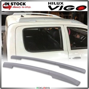 Toyota Hilux Vigo Champ SILVER Roof Rail Rack Carrier Top Bar Holder Lining 4x4 Car Accessories