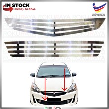 [WIDE] Proton Exora CFE Bold 3MAX ALUMINIUM Front Bumper Top Grill Grille Sarong Garnish Moulding Molding