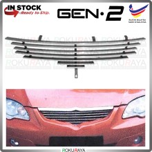 [THIN] Proton Gen2 Gen.2 Old 3MAX ALUMINIUM Front Bumper Top Grill Grille Sarong Garnish Moulding Molding