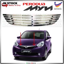 [WIDE] Perodua Myvi Lagi Best 1.3 3MAX ALUMINIUM Front Bumper Top Grill Grille Sarong Garnish Moulding Molding