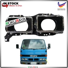 1PC Isuzu Elf NHR NPR STEEL BESI Head Lamp Trim Cover Rim Ring Panel Bracket Base Signal Hosing 