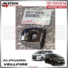 [ORIGINAL] 69217-52070 Toyota AGH30 Vellfire Alphard Voxy Noah Vitz CHROME Genuine Door Outer Handle ABS Plastic Car