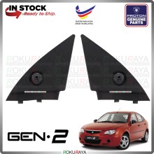 [ORIGINAL NEW] 2PCS Proton Persona Gen2 MANUAL FRONT INNER MIRROR Sash Side Door Delta Triangle Window Cover Black