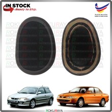 2PCS Proton Wira Satria Custom Fit Grey PVC Leather Side Door Panel Speaker Cover Board Car Acc Audio Parts