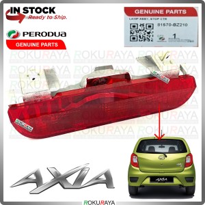 Original Genuine Perodua Axia Red Third Brake Light Lampu Ketiga Spoiler 81570-BZ210