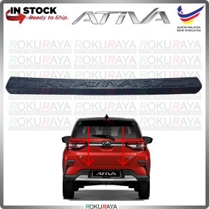 Perodua Ativa Original ABS Car Rear Bumper Step Scratch Guard Shield Garnish Protector Padding Car Accessories