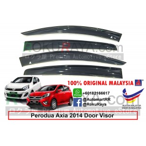 Perodua Axia 2014 AG Door Visor Air Press Wind Deflector (Big 12cm Width)