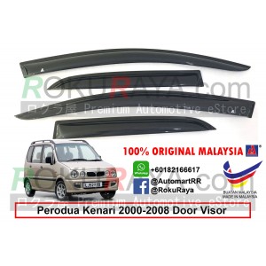 Perodua Kenari 2000-2008 AG Door Visor Air Press Wind Deflector (Small 7cm Width)