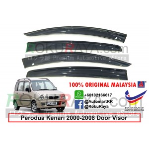 Perodua Kenari 2000-2008 AG Door Visor Air Press Wind Deflector (Big 12cm Width)