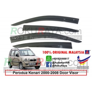 Perodua Kenari 2000-2008 AG Door Visor Air Press Wind Deflector (AG Mugen Design)
