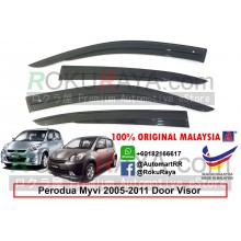 Perodua Myvi (1st Gen) 2005-2011 AG Door Visor Air Press Wind Deflector (AG Mugen Design)