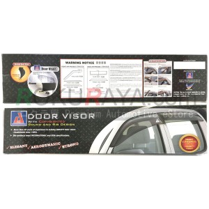 Perodua Myvi Lagi Best Icon (2nd Gen) 2011-2018 AG Door Visor Air Press Wind Deflector (Small 7cm Width)