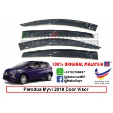 Perodua Myvi D20N (3rd Gen) 2018 AG Door Visor Air Press Wind Deflector (Big 12cm Width)