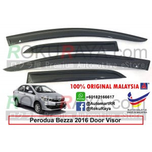 Perodua Bezza 2016 AG Door Visor Air Press Wind Deflector (Small 7cm Width)