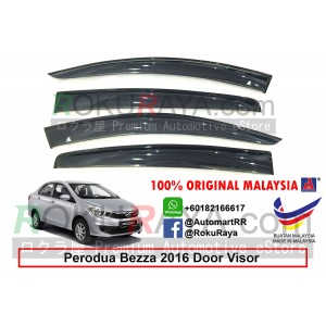 Perodua Bezza 2016 AG Door Visor Air Press Wind Deflector (Big 12cm Width)