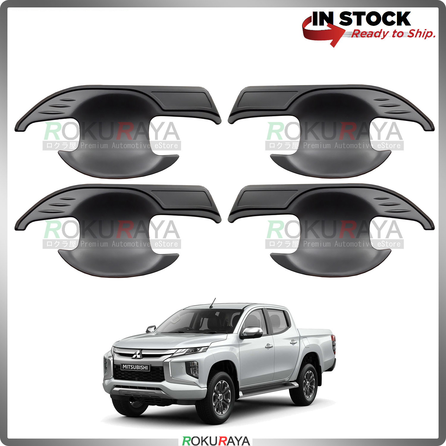 Mitsubishi Triton Facelift 2019 Door Handle Cover Garnish 