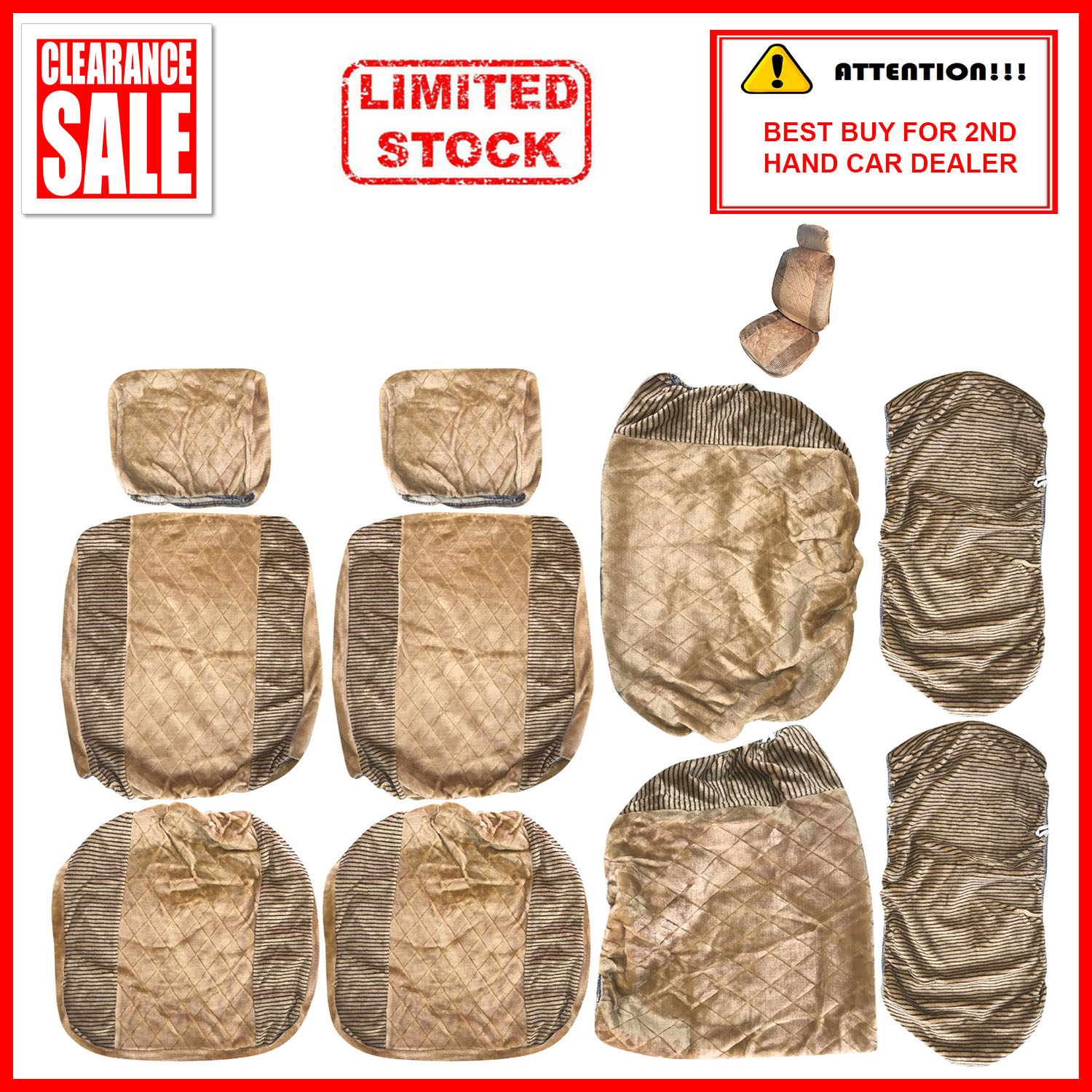 Alcantara Leather Fabric Sponge Cotton Universal Car Seat 